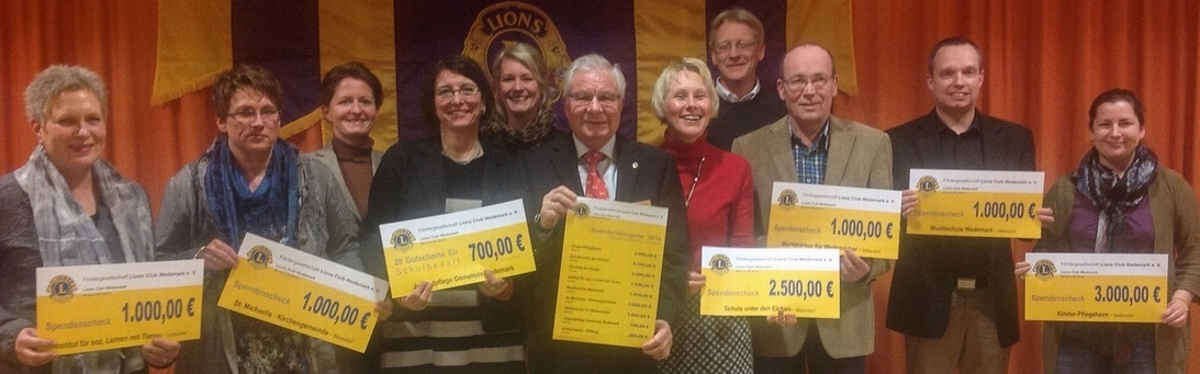 Neujahrsempfang und Spendenübergabe 2014