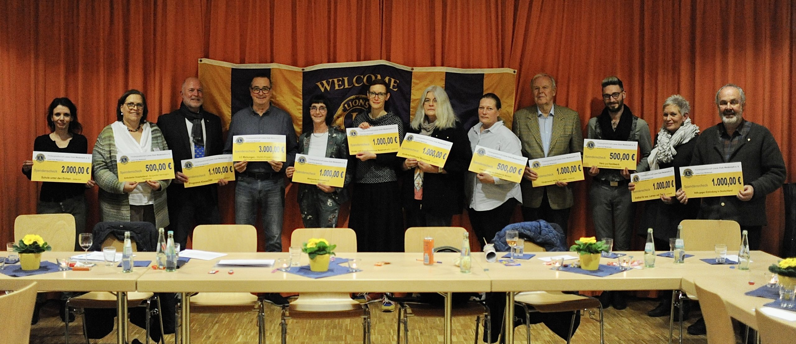Lions Club Wedemark unterstützt soziale Projekte mit 13.600 Euro
